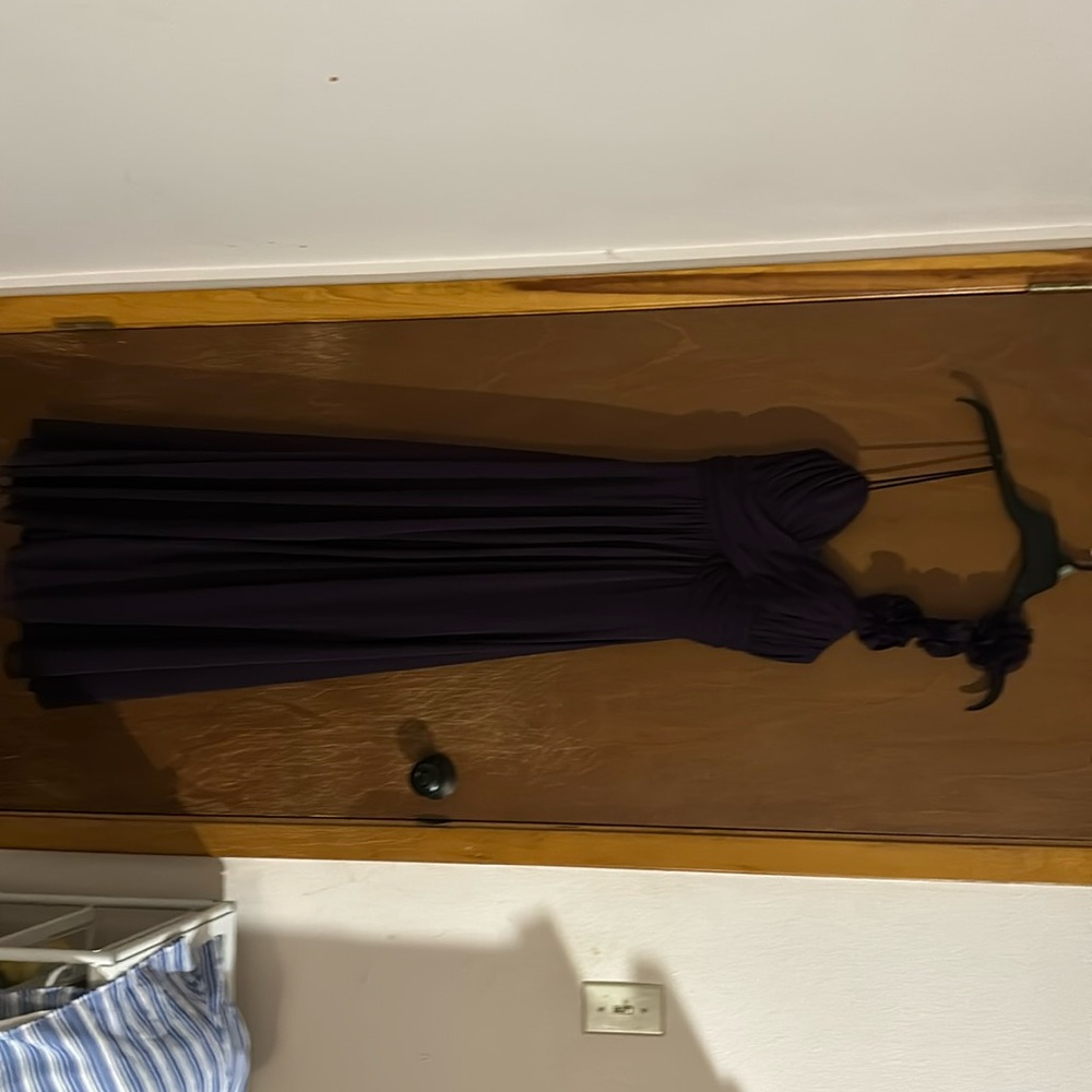 Dark purple formal dress